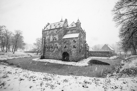Kasteel Doorwerth Sneeuwstorm