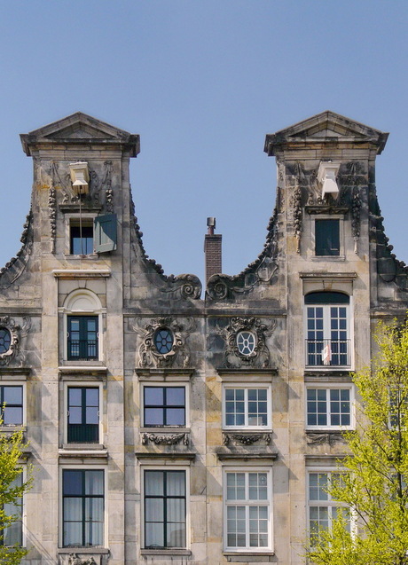 Grachtenpanden Amsterdam.
