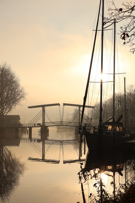 Zonsopgang in weesp