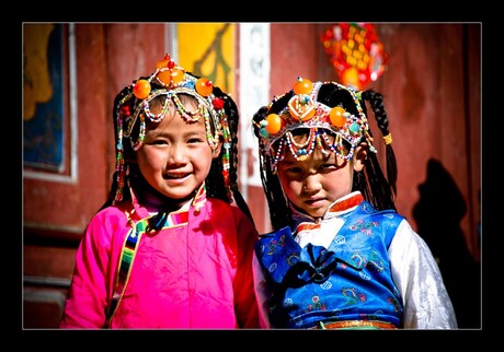 Tibetan girls