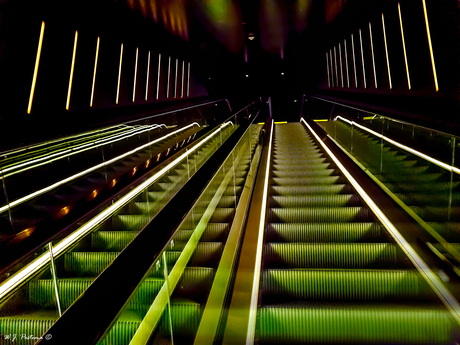 Roltrappen.