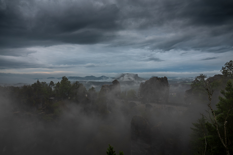 Mist boven de Pastei