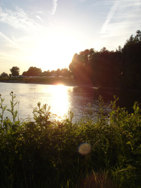 Zon aan het water