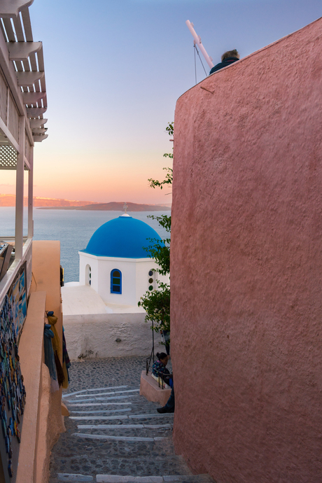 Zonsondergang Santorini