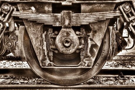 Train wheel HDR