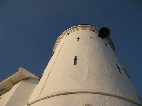 vuurtoren in de winter