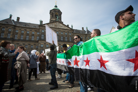 Demonstratie Vluchtelingen Welkom