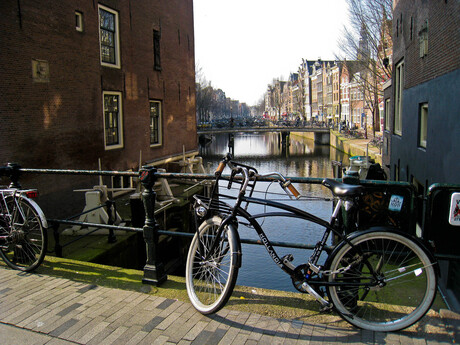 Amsterdam fietsstad.