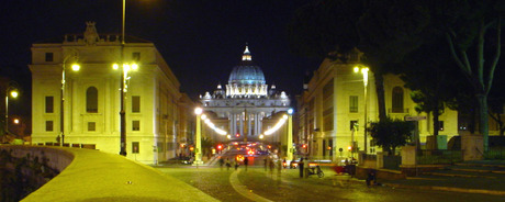 St. Pieter vanaf Castel Sant'angelo