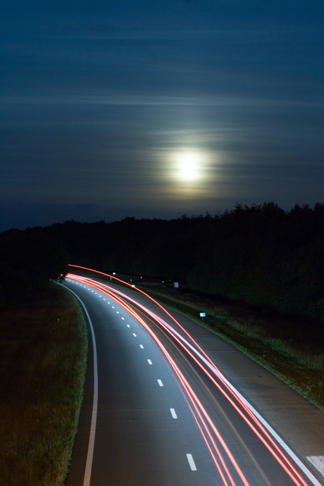 snelweg bij night