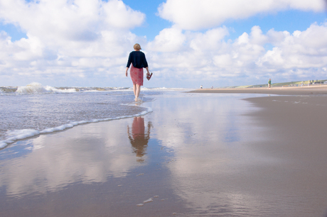 zomeravond aan het strand