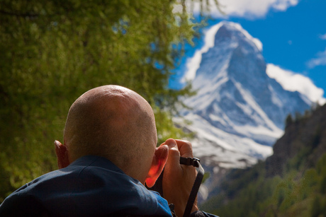 Theo legt de Matterhorn vast