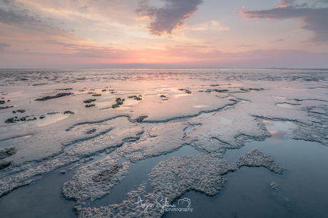 Het Wad in pastel