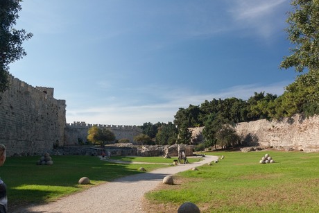 Natuur Rhodos oude stad Griekenland