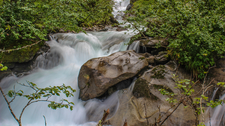 Wasserfälle bei Alpengasthof Finkau