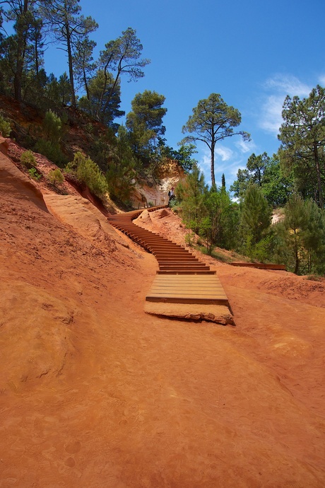 Okerwandeling in Roussillon