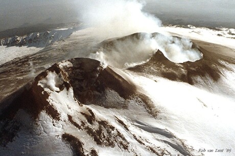 Etna van bovenaf gezien