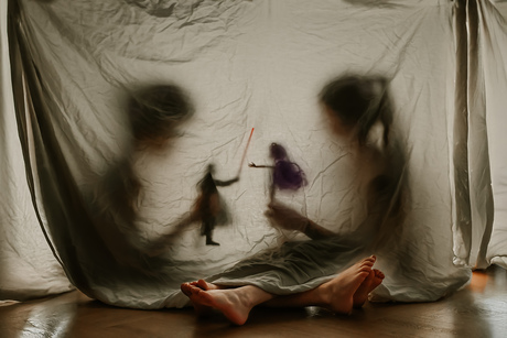 Op een druilerige middag binnen