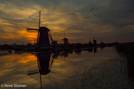 Sunset Kinderdijk