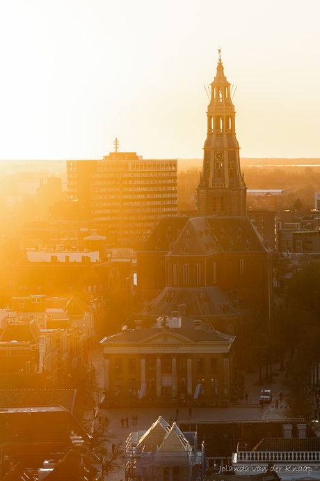 Vanaf het Forum tijdens het Gouden uurtje