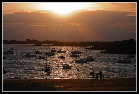 Harbour sunset