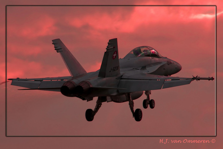 F-18 trainer Payerne AFB