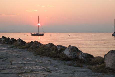 Zonsondergang Pacengo