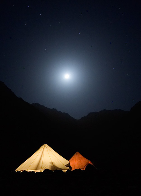 Campsite Lac d'Ifni by Night