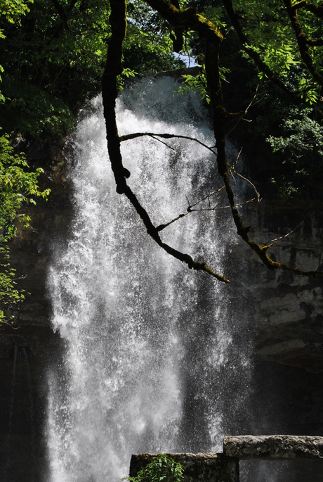 waterval in beweging