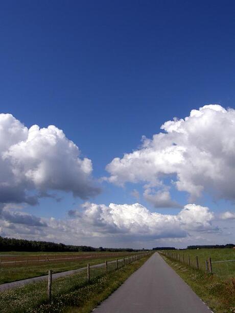 geen wolkje aan de lucht