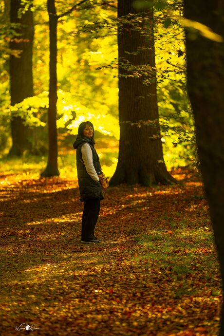 Enjoying autumn together