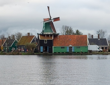 Uitzicht op de Zaanse Schans