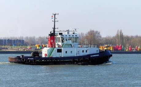 P1240014  Maassluis Buitenhaven uitz   Sleper  VB THAMESBANK uit 1992  foto 7 mrt 2024  