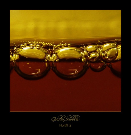 Golden bubbles