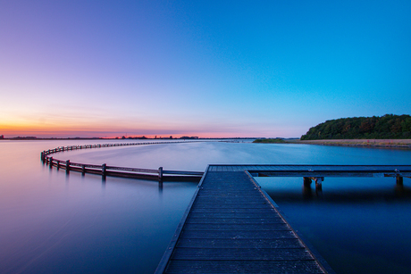 Zonsondergang aan het Veerse Meer
