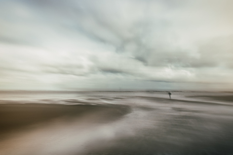 Mannetje op het strand