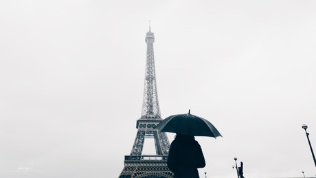 Rain in Paris.