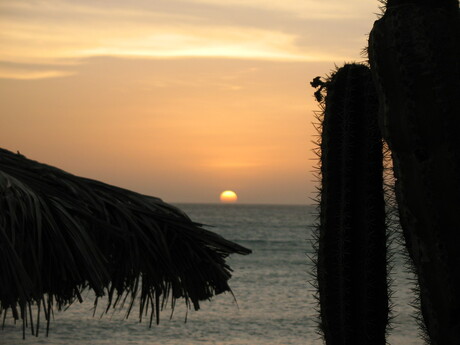 Zonsondergang op Aruba