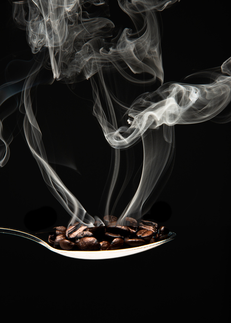 Roasted coffee beans