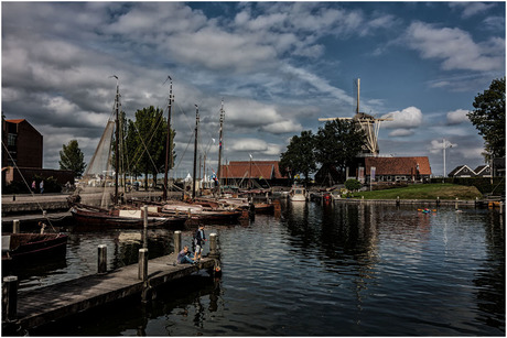 Haven en de molen De Hoop, Harderwijk