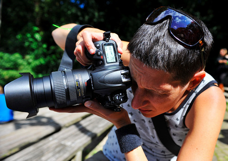 Nikon fotograaf in actie