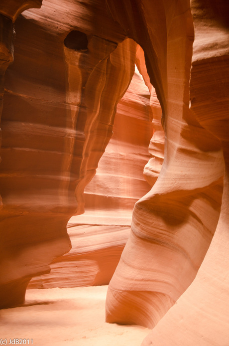 Lichtval in Antelope Canyon