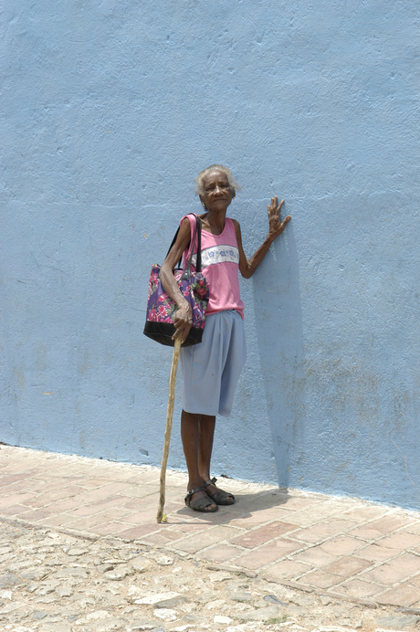 Straatbeeld Trinidad, Cuba