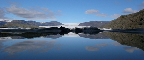 Spiegelbeeld gletsjermeer