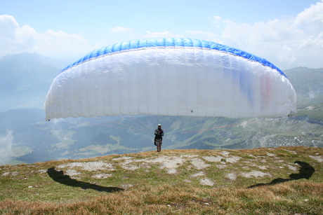 Zomaar een paraglider