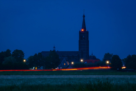 Car light trails