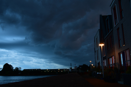Storm boven Zwolle