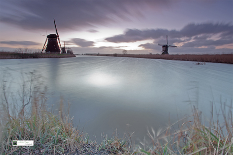 Zonsopkomst Kinderdijk