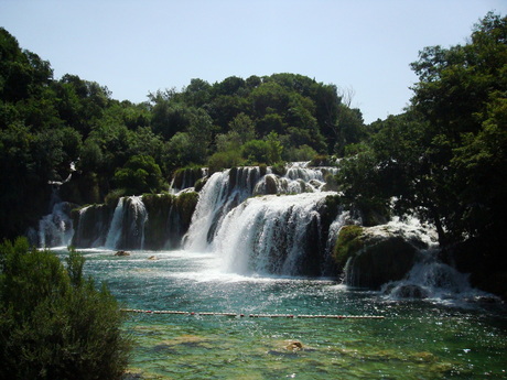 Krka watervallen kroatië