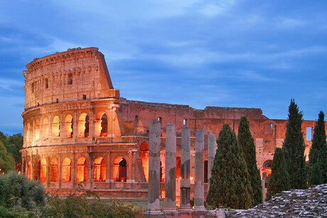 Colosseum in de avond